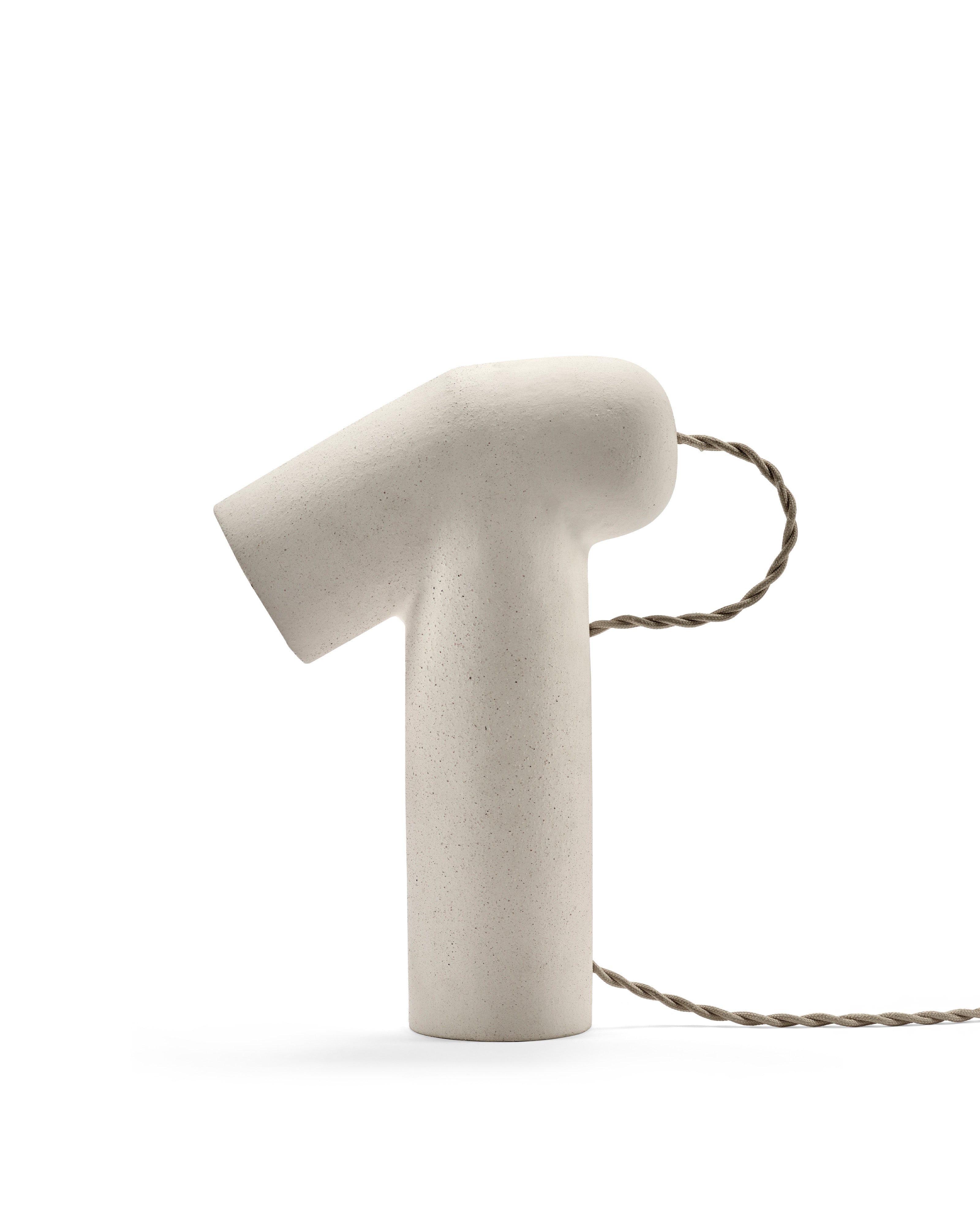 Lampada da tavolo beige Maia