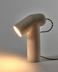 Lampada da tavolo beige Maia