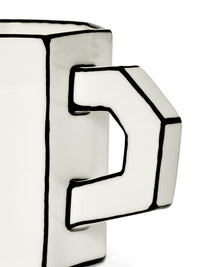 Tazze da tè con piattino — Carte Blanche (set di 2)