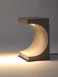 Lampada Tangent in cemento