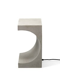 Lampada Tangent in cemento