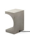 Lampada Tangent in cemento