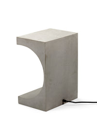 Lampada Tangent in cemento