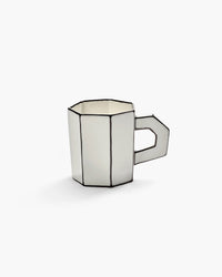 Tazze da tè con piattino — Carte Blanche (set di 2)