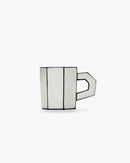 Tazze da tè con piattino — Carte Blanche (set di 2)