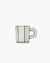 Tazze da tè con piattino — Carte Blanche (set di 2)